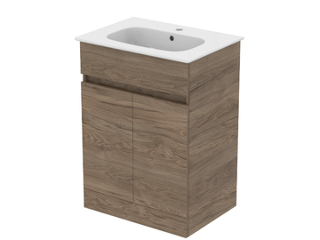 SMART T5676 - Floor-standing vanity unit with integrated washbasin by Ideal Standard
