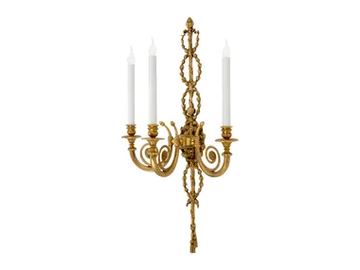 LUXURY FOUNDRY CLASSIC 504S - Brass wall lamp by Il Bronzetto