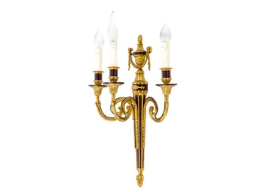 LUXURY FOUNDRY CLASSIC 510 - Brass wall lamp by Il Bronzetto
