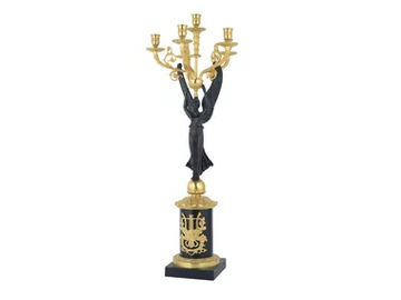LUXURY FOUNDRY MYTHO 632 - Brass candlestick by Il Bronzetto