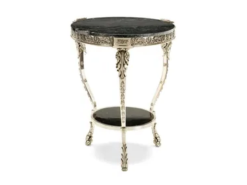 LUXURY FOUNDRY PALMIRA 790 - Round marble top coffee table by Il Bronzetto