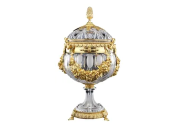 LUXURY FOUNDRY REGGIA 132 - Crystal vase by Il Bronzetto