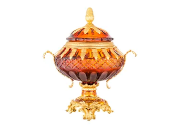 LUXURY FOUNDRY REGGIA 162 - Crystal vase by Il Bronzetto