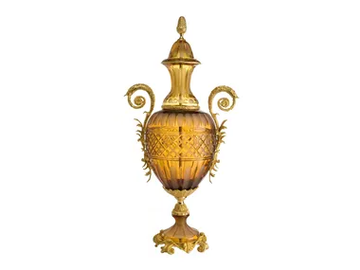 LUXURY FOUNDRY REGGIA 175 - Crystal vase by Il Bronzetto