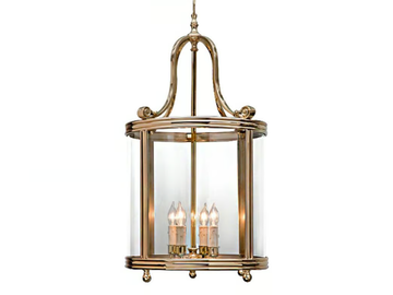 TIMELESS EDEN 314 - Glass and brass pendant lamp by Il Bronzetto