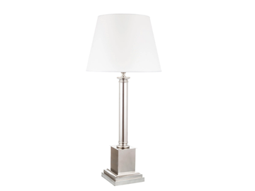TIMELESS NOVECENTO 220 - Brass and fabric table lamp by Il Bronzetto