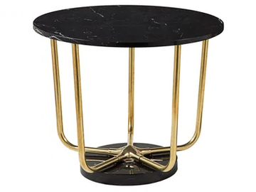 TIMELESS STAR 02 - Round marble table by Il Bronzetto