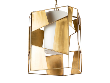 TIMELESS URBAN 20 - Brass pendant lamp by Il Bronzetto