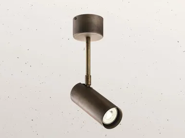 GIRASOLI 214.10 - Adjustable round iron spotlight by Il Fanale