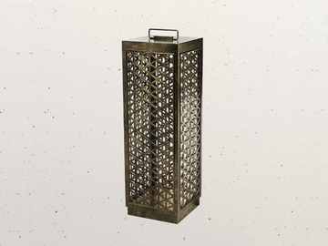 GRID - LED brass floor lamp by Il Fanale