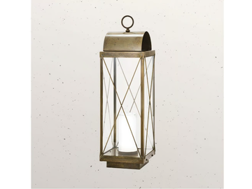 LANTERNE 265.12 - LED brass floor lamp by Il Fanale