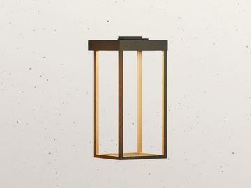 LANTERNE SLIM 267.04 - LED brass Outdoor wall Lamp by Il Fanale