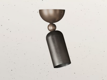 MADAME 288.20 - Adjustable ceiling metal spotlight by Il Fanale