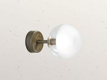 MOLECOLA 275.03 - Brass wall lamp with fixed arm by Il Fanale
