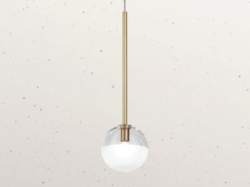 MOLECOLA 275.05 - Brass pendant lamp by Il Fanale