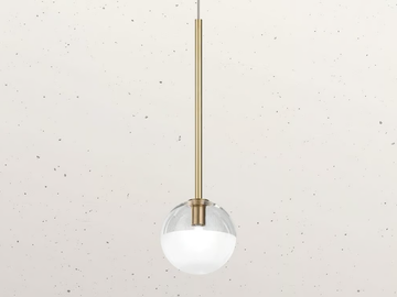 MOLECOLA 275.06 - LED brass pendant lamp by Il Fanale