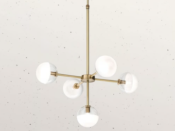 MOLECOLA 275.09 - Brass pendant lamp by Il Fanale