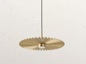 PLIE’ 284.01 - LED brass pendant lamp by Il Fanale