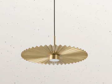 PLIE' 284.02 - LED brass pendant lamp by Il Fanale