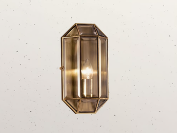 RILEGATO 402.00.80 - LED direct light brass wall light by Il Fanale