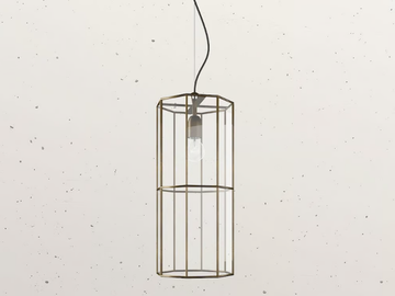 RILEGATO MEDINA DPE - LED brass pendant lamp by Il Fanale