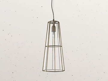 RILEGATO MEDINA TCE - LED brass pendant lamp by Il Fanale