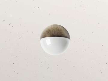 SFERA 291.08 - LED brass outdoor ceiling lamp by Il Fanale
