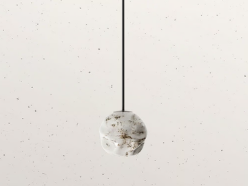 STONE 290.01 - Glass pendant lamp by Il Fanale