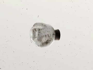 STONE 290.03 - Glass wall lamp by Il Fanale