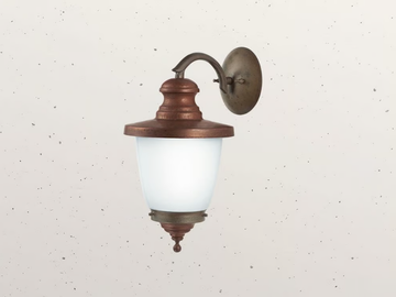 VENEZIA 248.09 - Metal outdoor wall lamp by Il Fanale