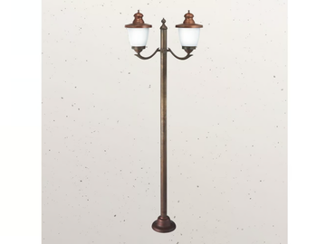 VENEZIA 248.20 - LED metal garden lamp post by Il Fanale