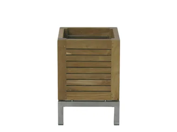 GEO - Stainless steel planter by Il Giardino di Legno