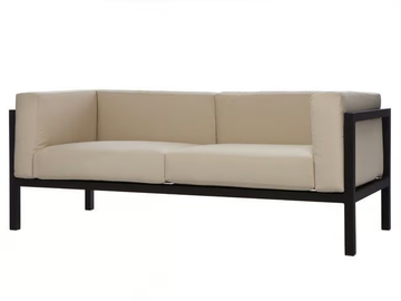 LUI - Aluminium garden sofa by Il Giardino di Legno