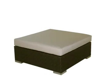 MAUI - Square synthetic fibre garden pouf by Il Giardino di Legno