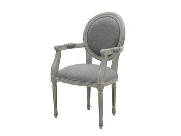 MOZAIC - Fabric chair with armrests by Il Giardino di Legno
