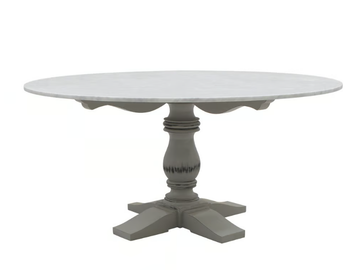 MOZAIC - Round marble dining table by Il Giardino di Legno