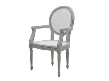 MOZAIC - Solid wood chair with armrests by Il Giardino di Legno