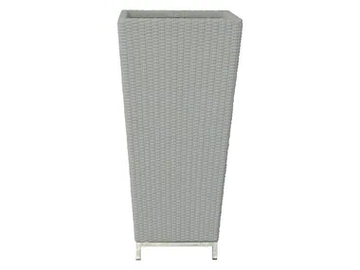 OBELISK - High square synthetic fibre planter by Il Giardino di Legno