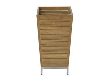 OBELISK - High teak planter by Il Giardino di Legno