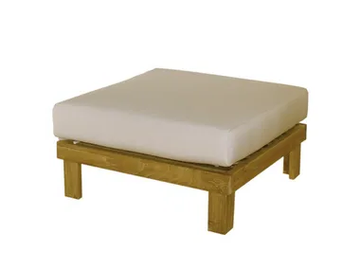 SAINT TROPEZ - Square wooden garden pouf by Il Giardino di Legno