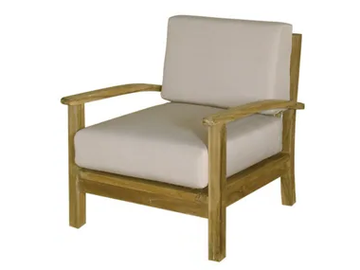 SAVANA - Wooden garden armchair with armrests by Il Giardino di Legno