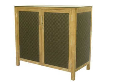SILOSO - Teak garden cabinet by Il Giardino di Legno