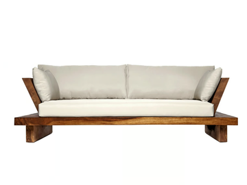 SUAR - Solid wood garden sofa by Il Giardino di Legno