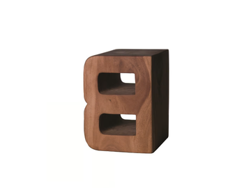 SUAR - Suar wood stool / coffee table by Il Giardino di Legno