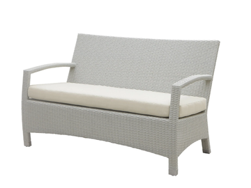 TONGA - 2 seater synthetic fibre garden sofa by Il Giardino di Legno