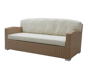 WAIKIKI - 3 seater synthetic fibre garden sofa by Il Giardino di Legno