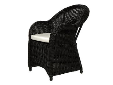 WAPITI - Synthetic fibre garden armchair with armrests by Il Giardino di Legno