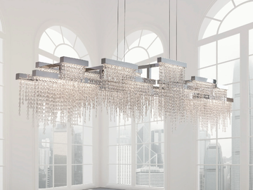 FROZEN EYES H18 - Metal pendant lamp by ILFARI
