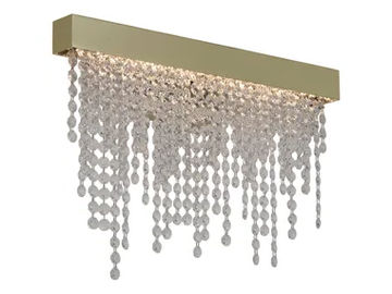 FROZEN EYES W1 M C - LED glass wall light by ILFARI
