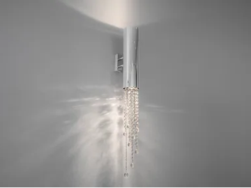 SEXY CRYSTALS W1+1 - Metal wall lamp with crystals by ILFARI